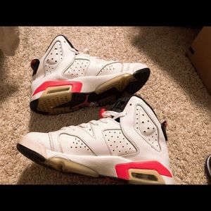 Air Jordan 6 Infrared white high top